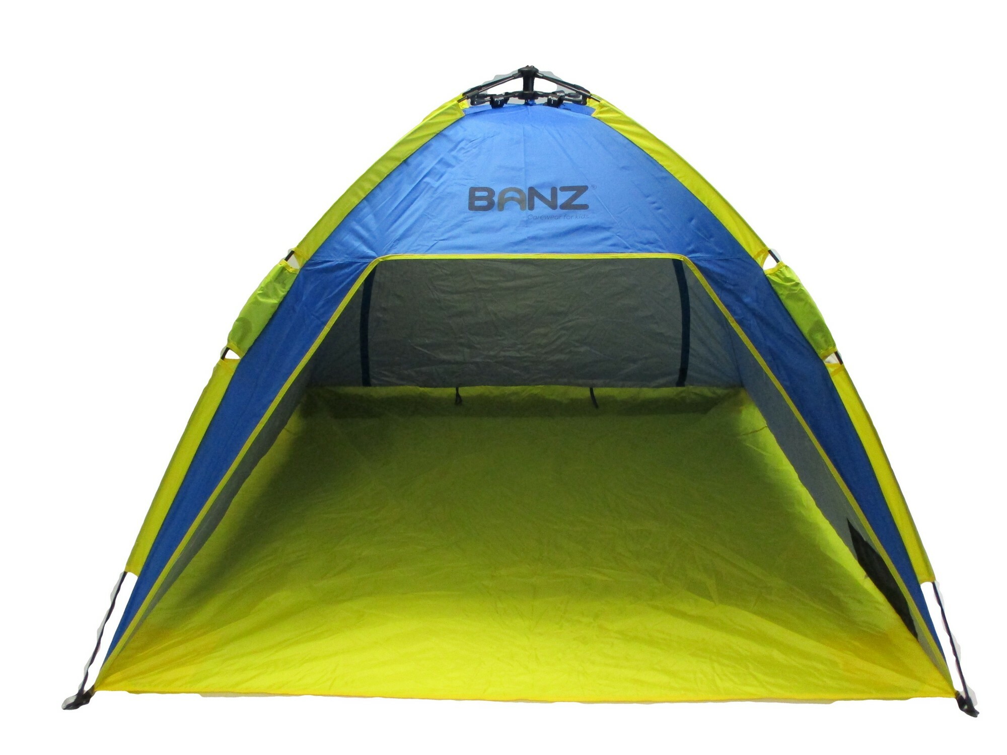 Banz - UV Shelter - UPF50+ Strandzelt - Groß - Blau/Gelb